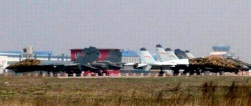 網(wǎng)上流傳的殲15戰(zhàn)機(jī)照片。