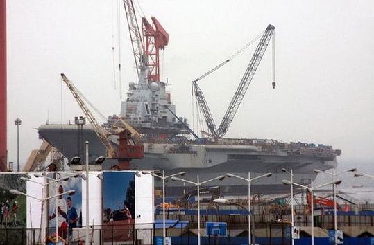 中國(guó)購(gòu)自烏克蘭的瓦良格號(hào)航母整修已接近尾聲。