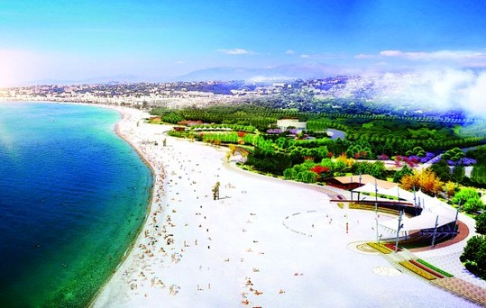 靈山灣一浴場7月開放 10萬人可同時下海 靈山灣一浴場7月開放 10萬人可同時下海