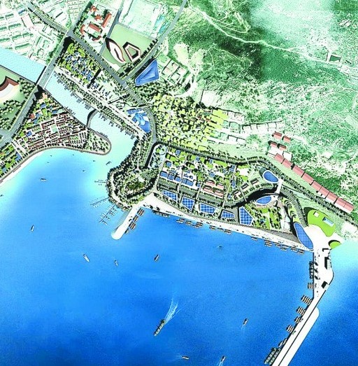 漁人碼頭初步規(guī)劃效果圖。