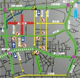 連云港路周邊增四條單行線 連云港路周邊增四條單行線