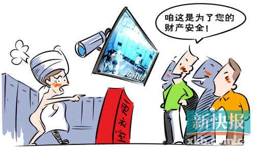 水療館公開直播女子更衣室實況 赤身裸體一覽無遺