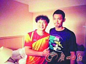 陳奕迅林丹合影