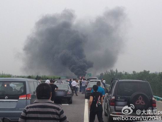 G20高速車輛自燃 G20高速車輛自燃