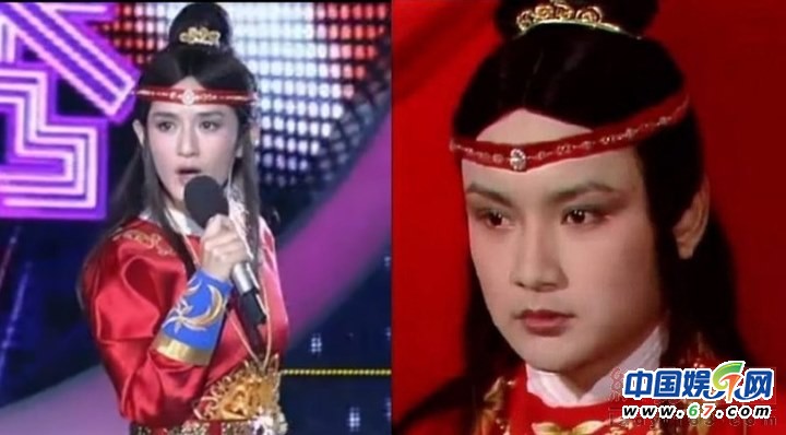 謝娜經典模仿造型