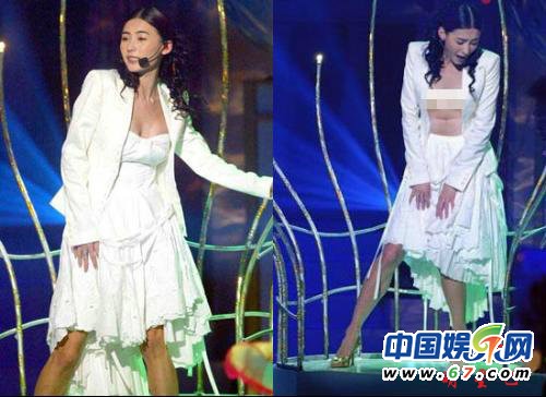 圖揭眾星意外出糗瞬間 女神王菲罕見(jiàn)走光照曝光