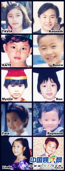 TVB明星罕見兒時(shí)照片集合