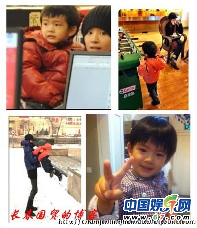 董潔兒子近照曝光 頂頂正太萌樣帥過老爸潘粵明