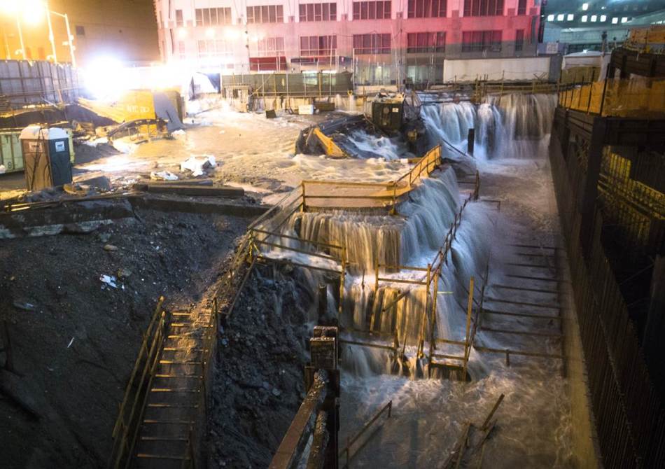 颶風桑迪登陸紐約 曼哈頓變澤國