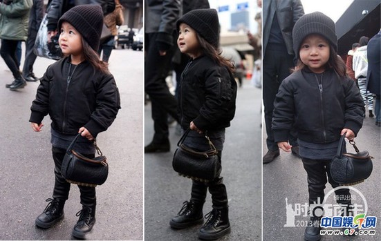 時(shí)裝周小超模萌翻眾人