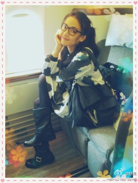 女星微博自曝的迷人靚照 真美
