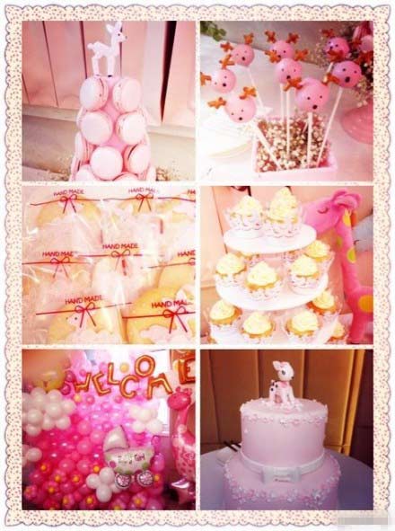 李小璐賈乃亮愛女滿月宴內(nèi)場照曝光