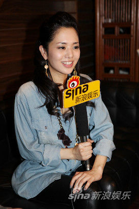 蒼井空接受新浪娛樂(lè)采訪