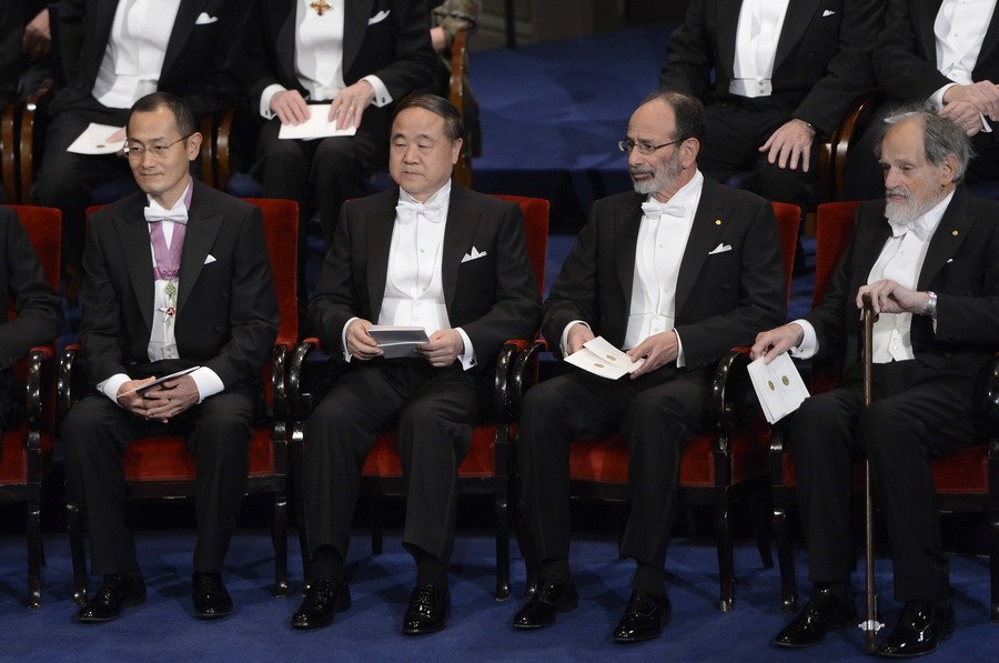 當?shù)貢r間12月10日，2012年諾貝爾和平獎頒獎儀式在奧斯陸市政廳舉行。