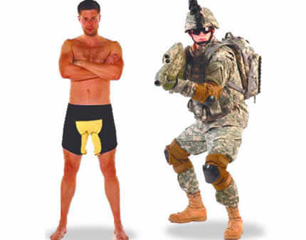 給駐阿美軍配發(fā)的防彈內(nèi)褲