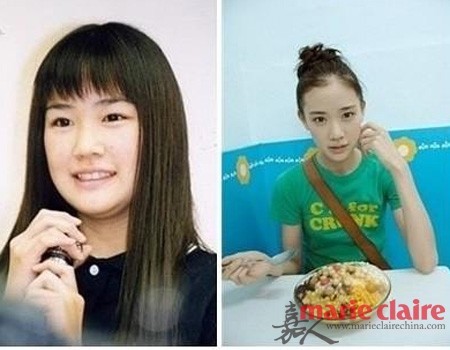 范冰冰昔日肥胖似“大餅臉” 盤點女星胖瘦對比震驚照