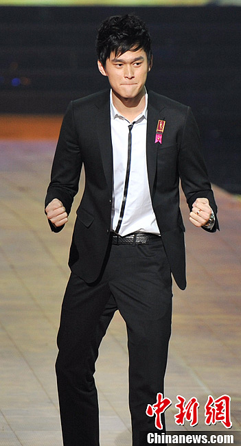 2012體壇風云人物頒獎禮 孫楊獲最佳男運動員獎