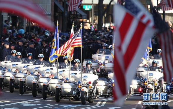美國(guó)總統(tǒng)就職游行在華盛頓舉行