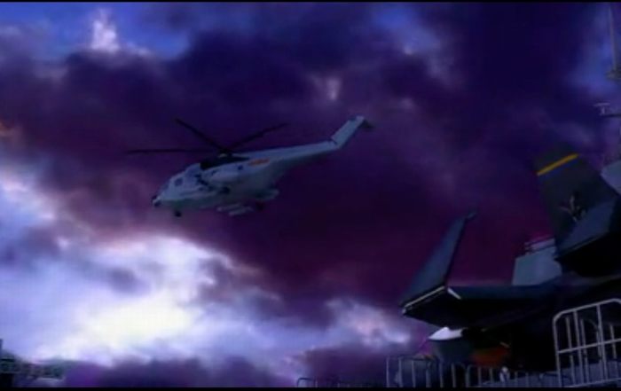 動(dòng)畫模擬殲-31在航母起降