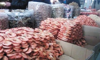 金鉤海米每斤最貴600元 價格相差10倍 金鉤海米每斤最貴600元 價格相差10倍