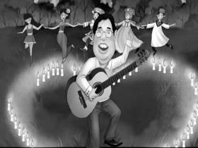 張家界市長(zhǎng)趙小明的卡通形象。