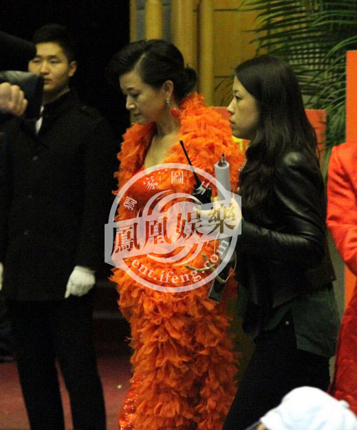 央視春晚3D版錄制 宋祖英孫儷趙文卓盛裝亮相 春晚舞蹈演員