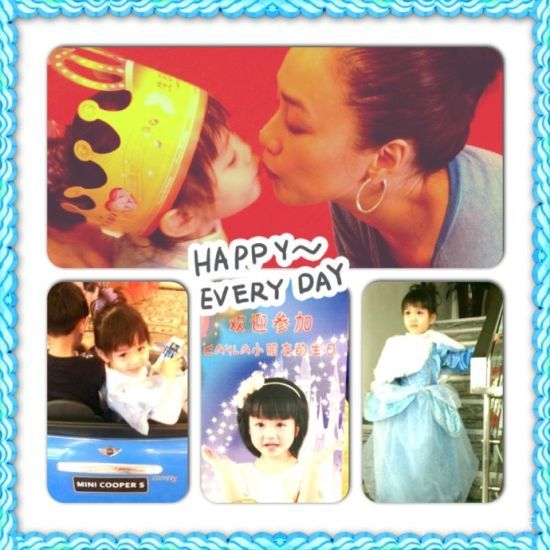 鐘麗緹曝女兒照片，對嘴小壽星母愛四溢