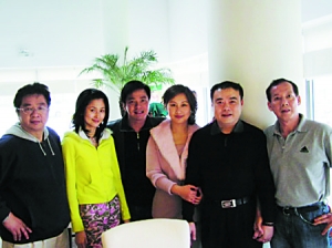 圖為唐季禮與藍燕昔日合照。