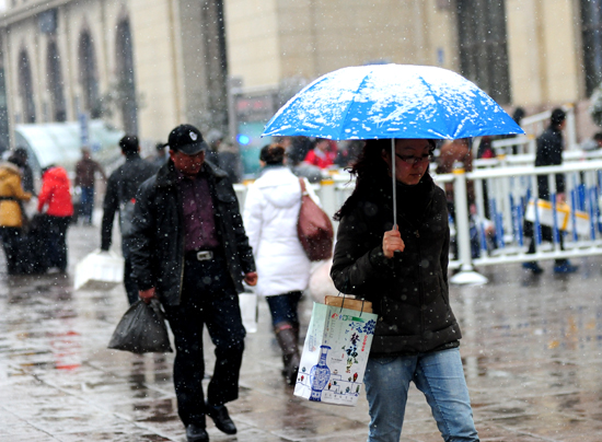 風(fēng)雪難阻歸家路 實(shí)拍大雪中的春運(yùn)
