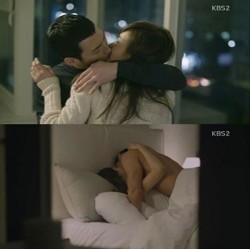 韓劇中頻現(xiàn)激情戲來挽救收視 樸施厚裸身狂吻三女