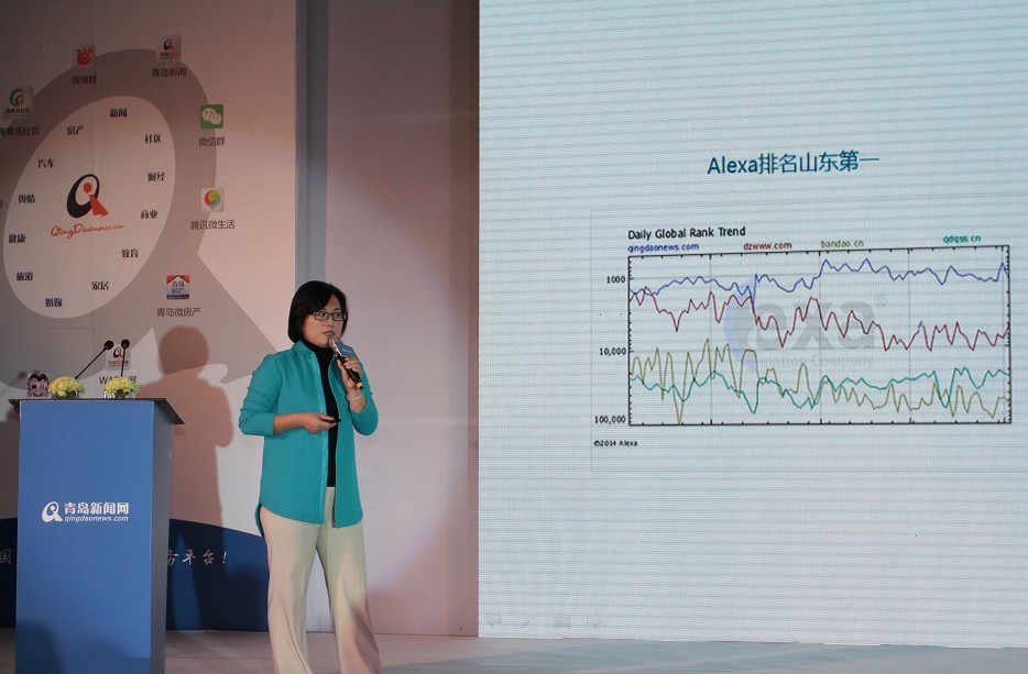 青島新聞網(wǎng)總經(jīng)理辛梅致辭 青島新聞網(wǎng)總經(jīng)理辛梅致辭