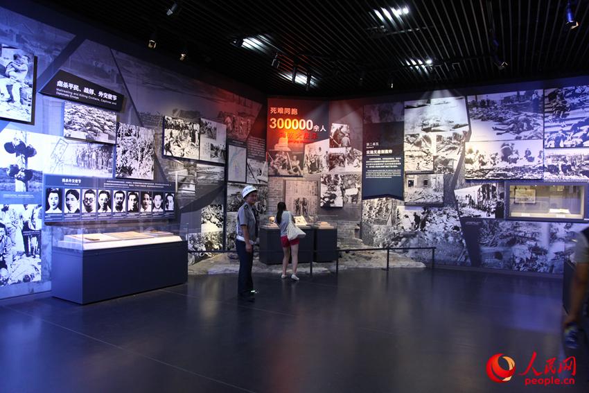 南京大屠殺展廳。邱越攝